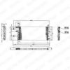 DELPHI TSP0225165 Condenser, air conditioning